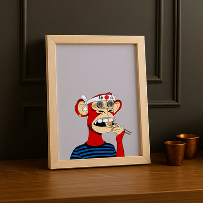 Cadre photo Bayc Ape Sushi