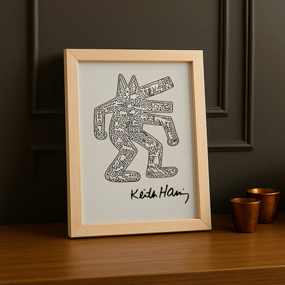 Cadre photo Keith Haring