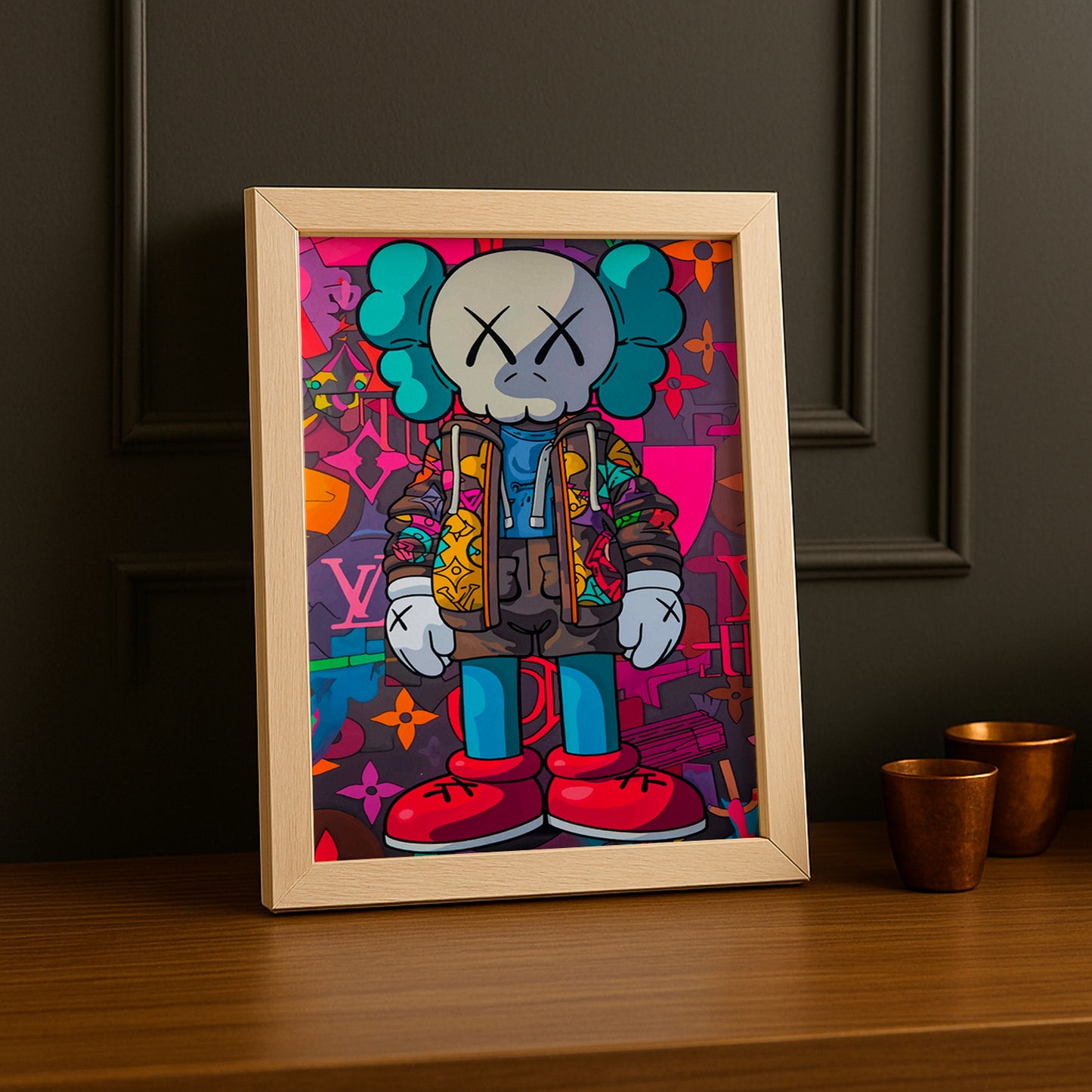 Cadre photo Kaws Louis Vuitton