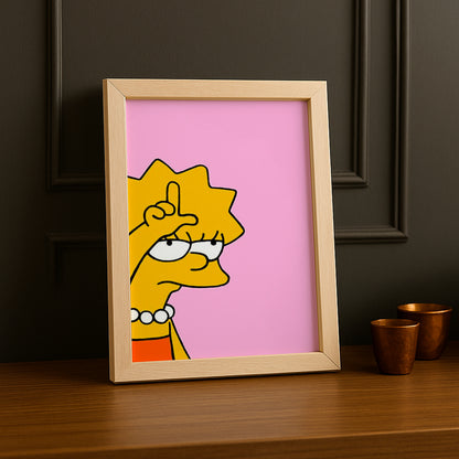 Cadre Photo Les Simpsons - Lisa Simpson Looser