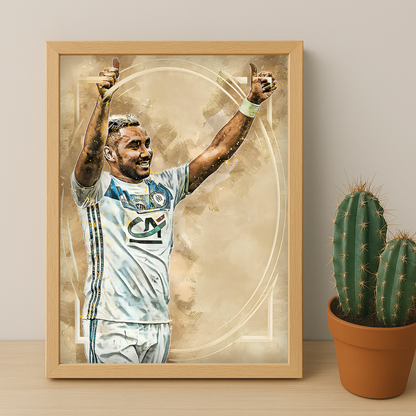 Olympique de Marseille Dimitri Payet - Poster