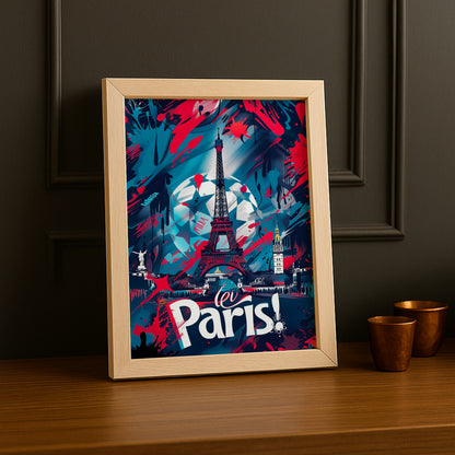 Poster Paris Saint-Germain illustration