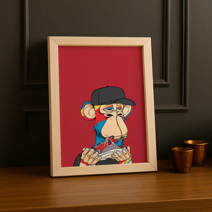 Cadre photo Bayc Ape Balenciaga Triple S