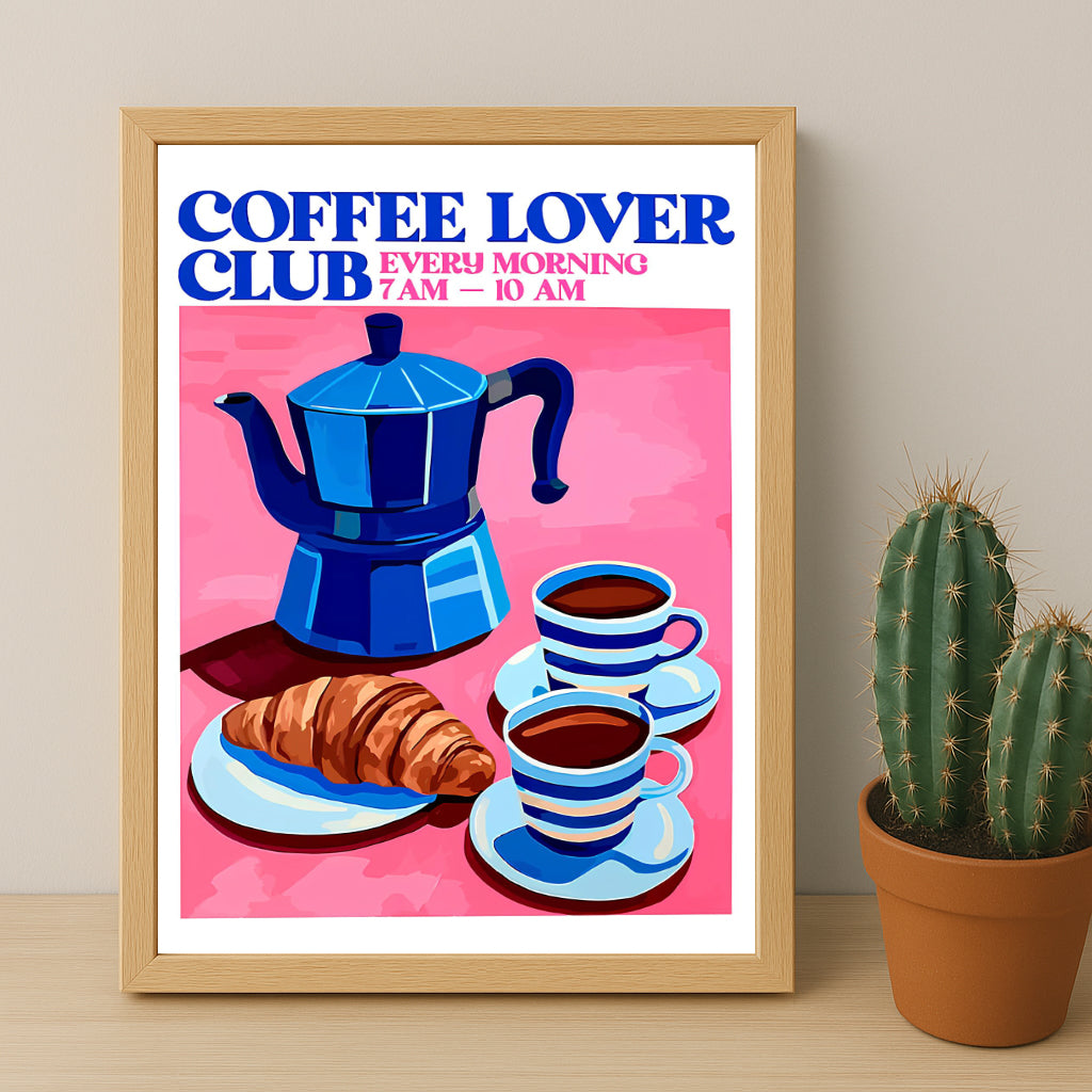 Cadre photo Coffee Lover - Club