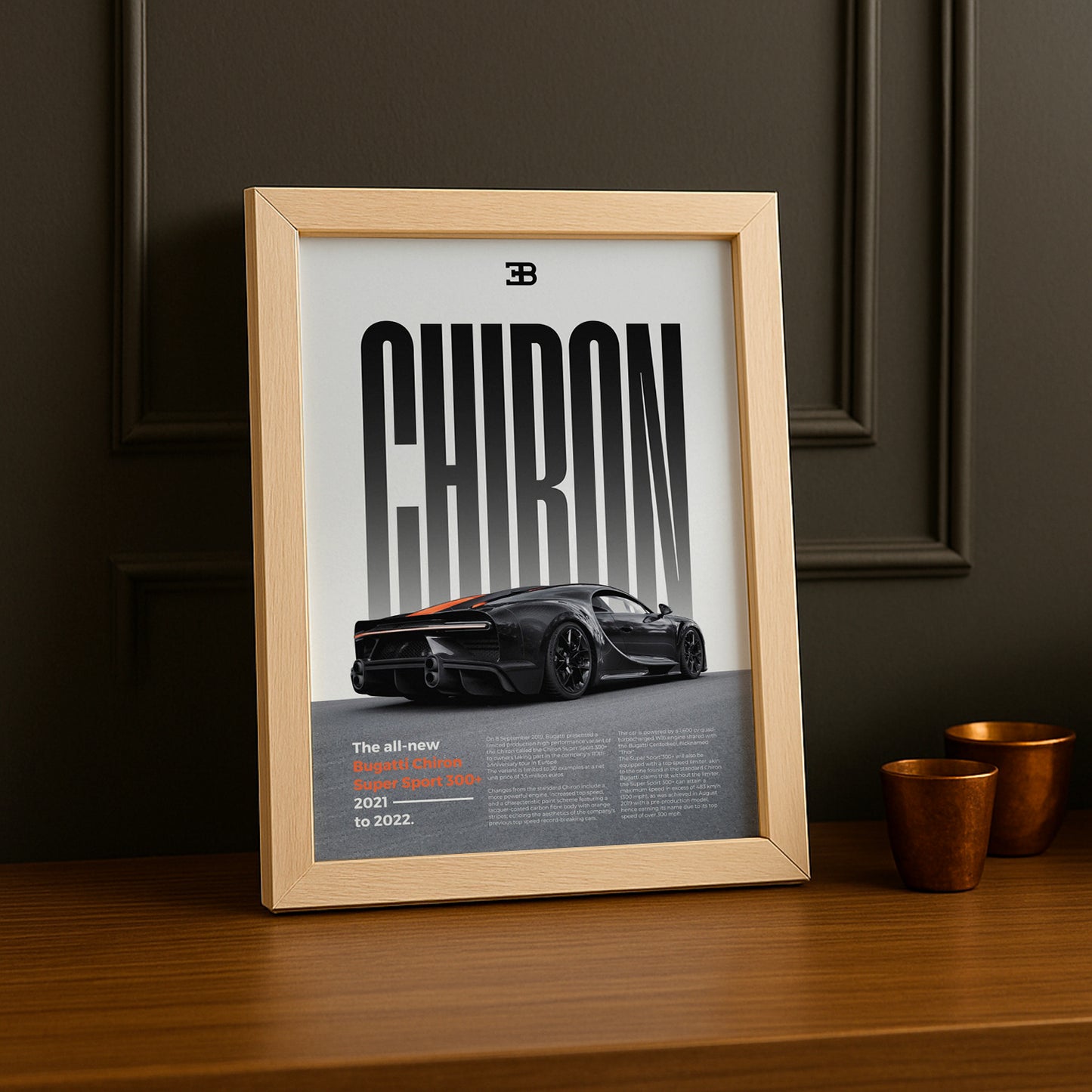 Poster Voitures - Bugatti Chiron Super Sport