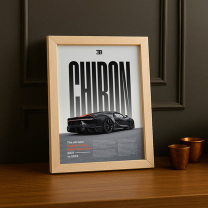 Poster Voitures - Bugatti Chiron Super Sport