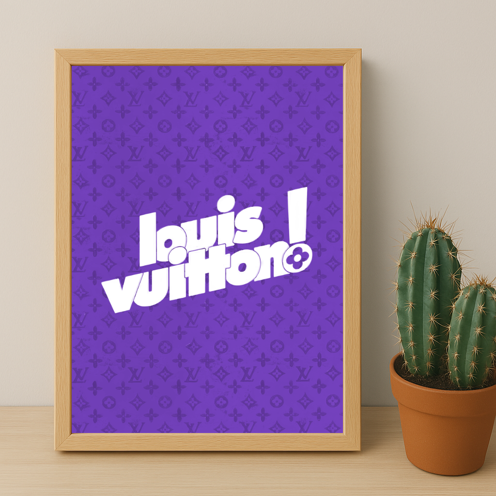 Cadre photo Louis Vuitton Purple