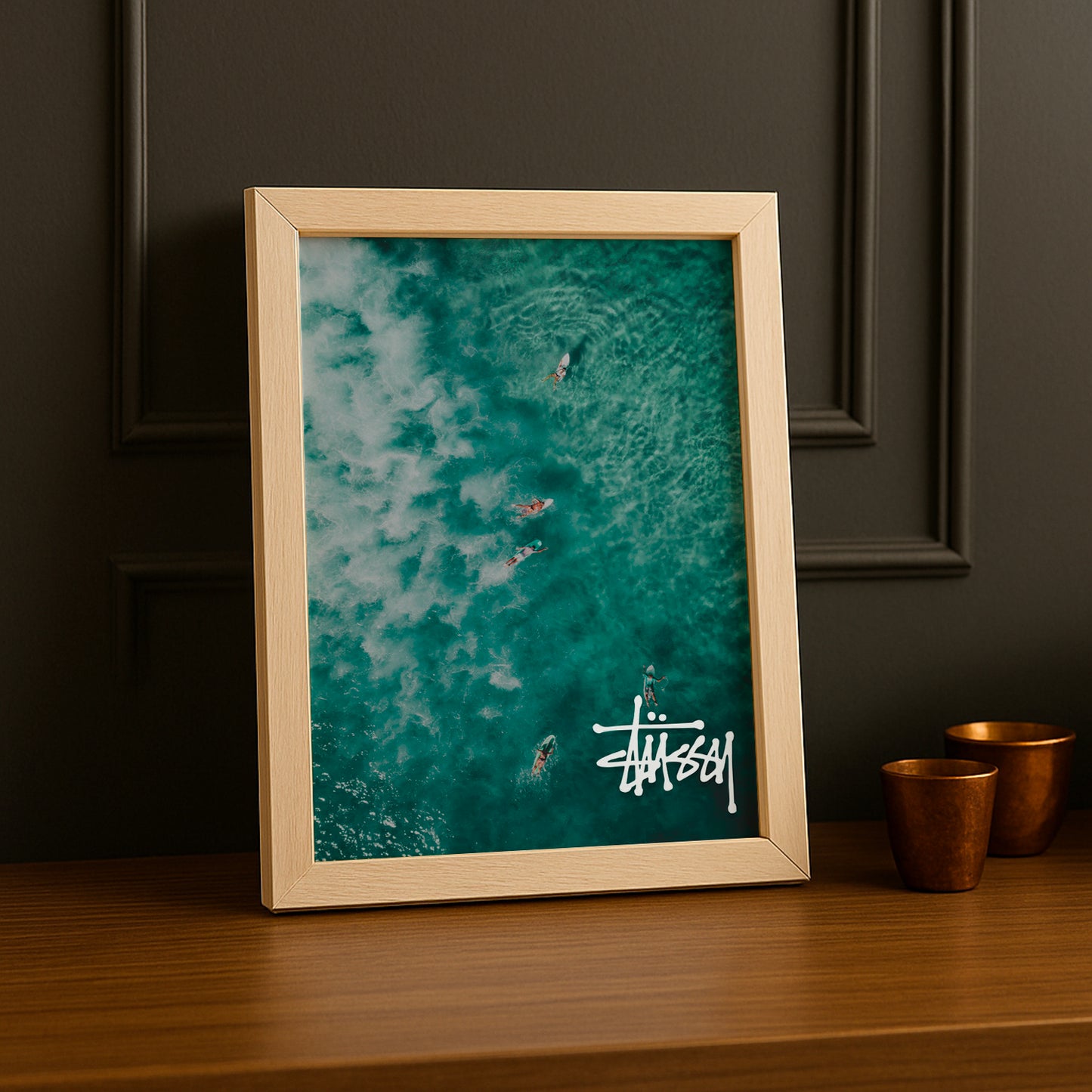 Cadre photo Stüssy - Blue surf