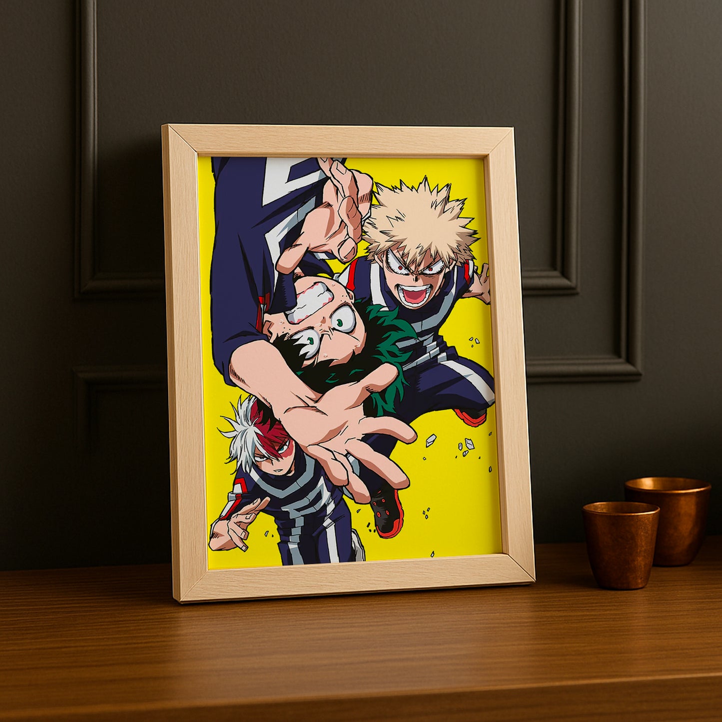 Cadre Photo My Hero Academia - Bakugo x Deku