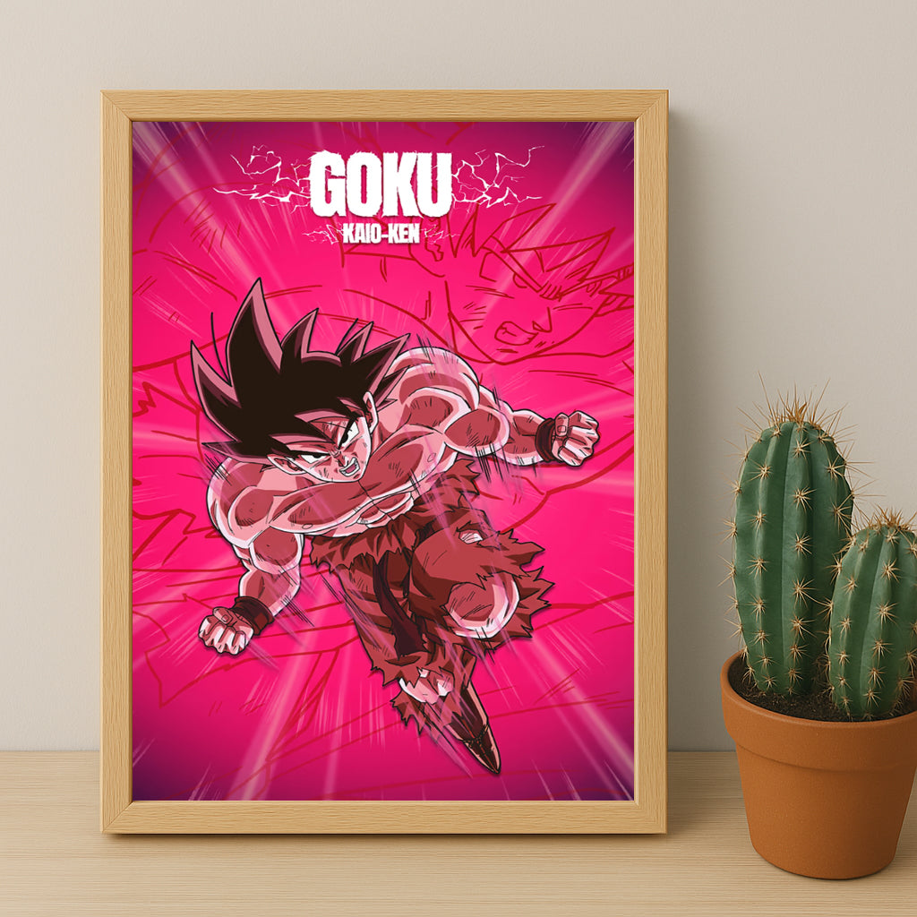 Poster Dragon Ball Z - Goku Kaio-Ken