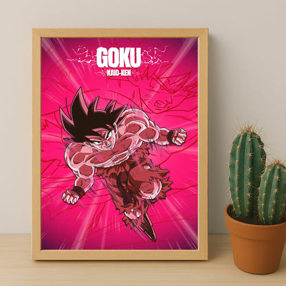 Poster Dragon Ball Z - Goku Kaio-Ken