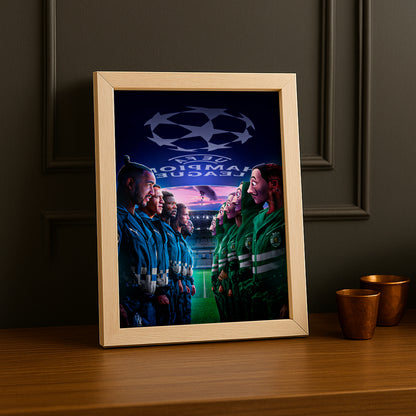 Cadre photo Olympique de Marseille Champions League