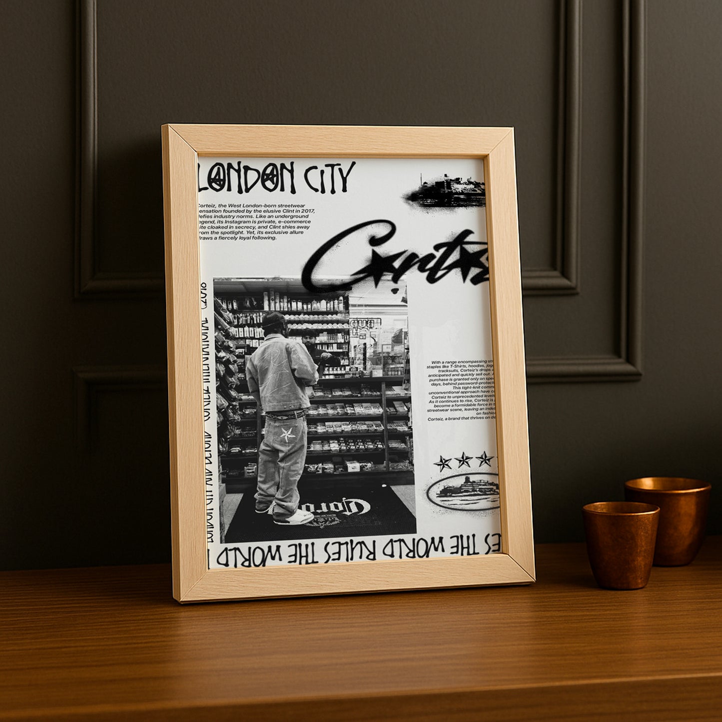 Cadre photo Corteiz London