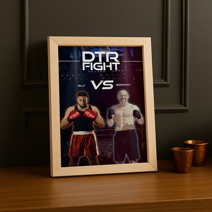 Cadre photo DTR Fight Rebeudeter vs GregMMA