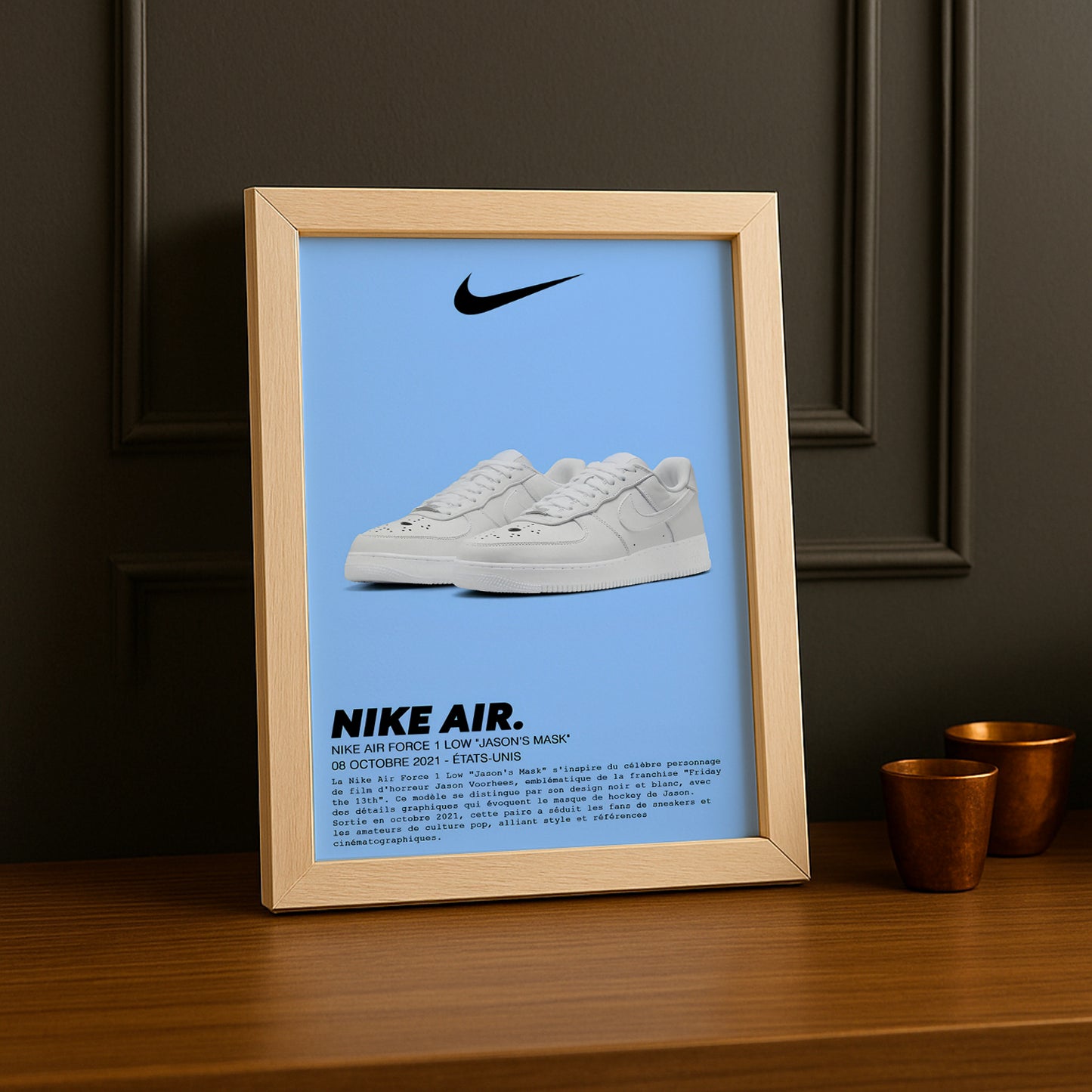 Nike Air Force 1 Low Jason's Mask Fotorahmen 