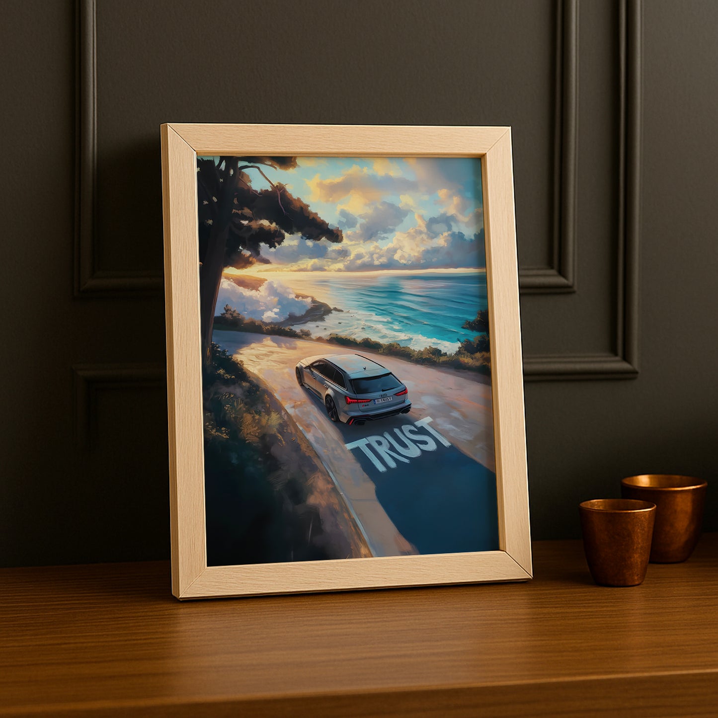 Audi RS6 Gris nardo - Poster