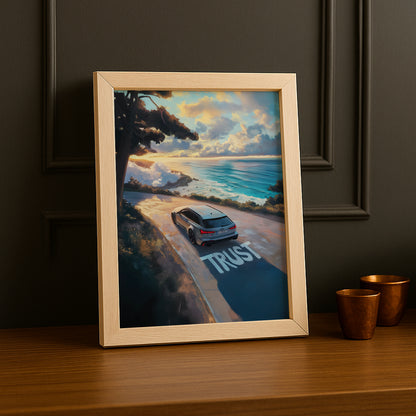 Audi RS6 Gris nardo - Poster