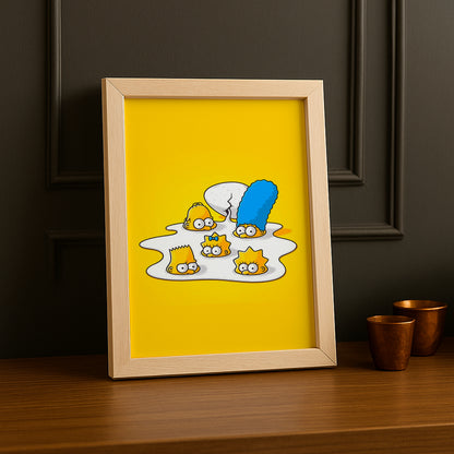 Cadre Photo Les Simpsons - Omelette