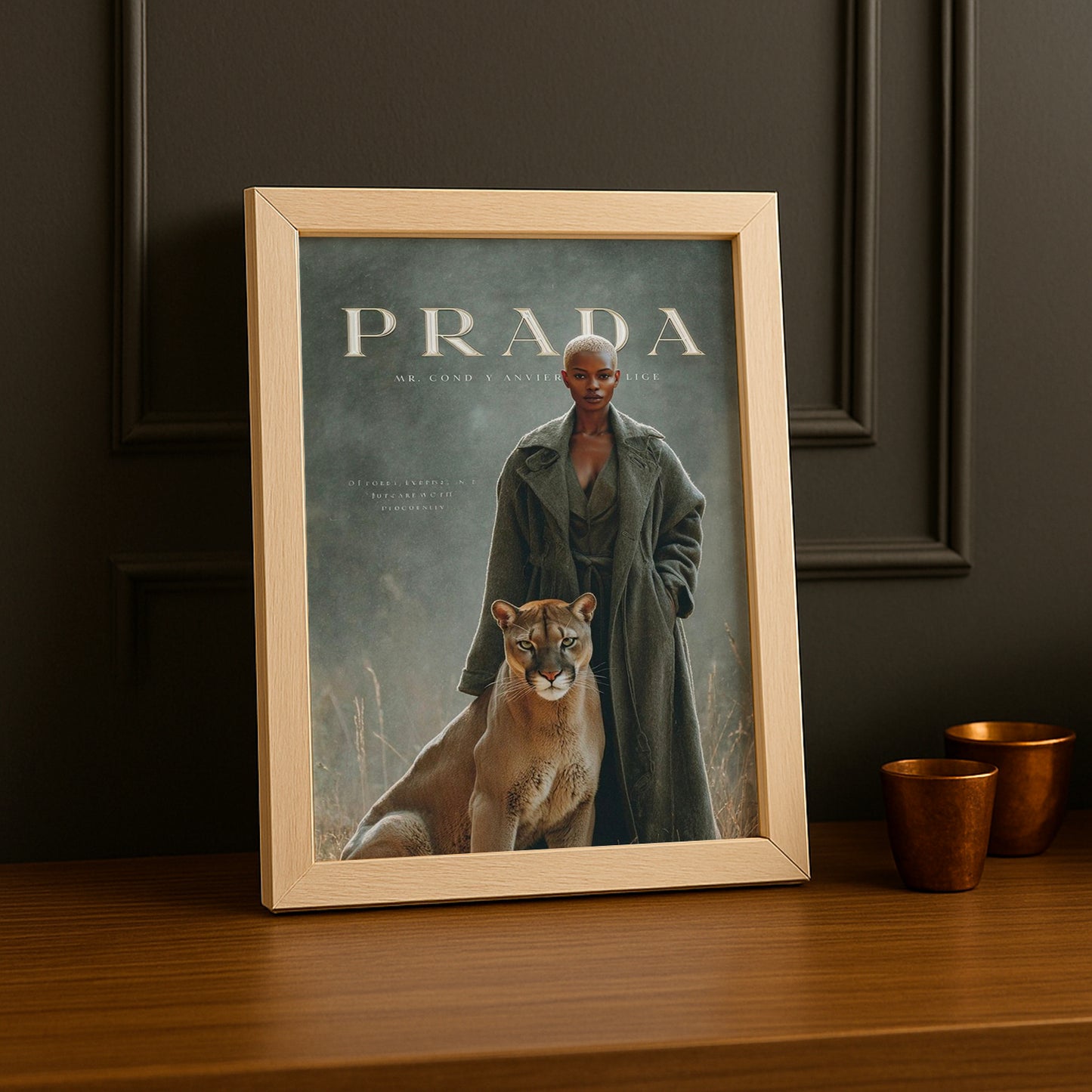 Cadre Photo Prada - Une de Magazine