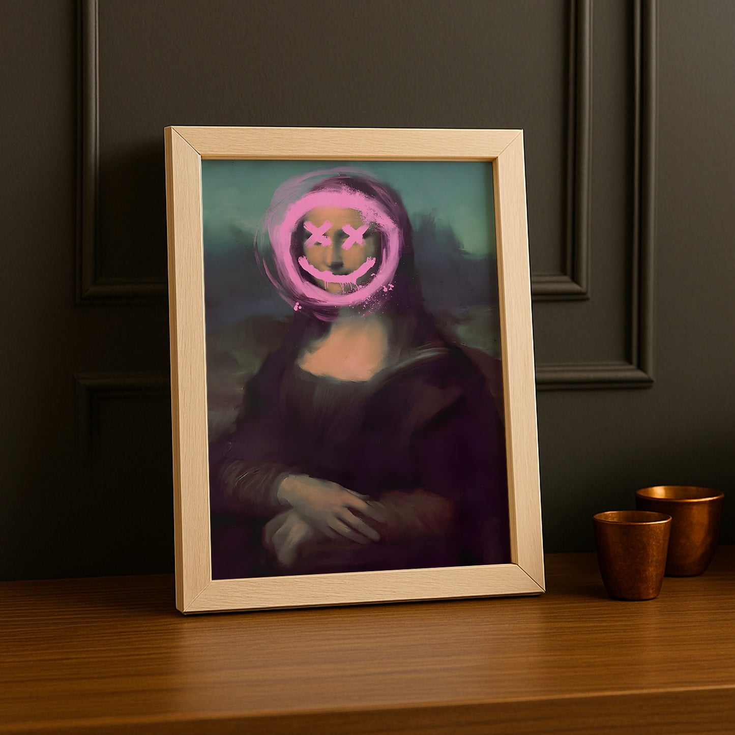 Cadre photo Mona Lisa Pop Art