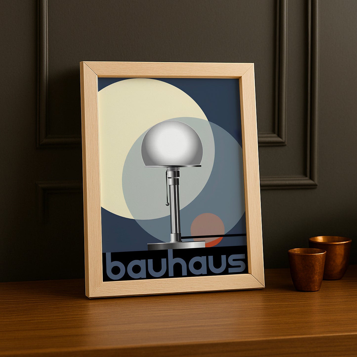 Cadre photo Bauhaus Lampe