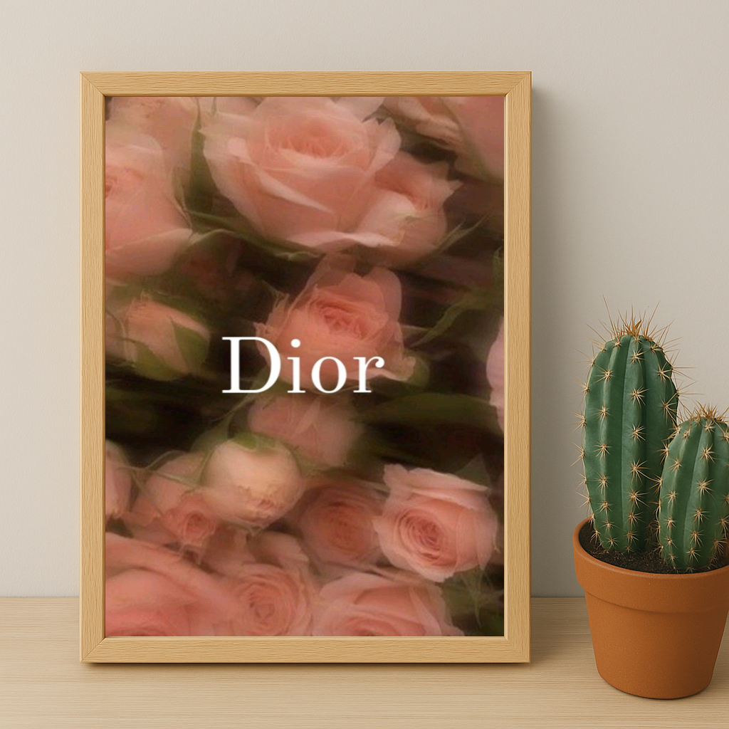 Cadre photo Dior Roses