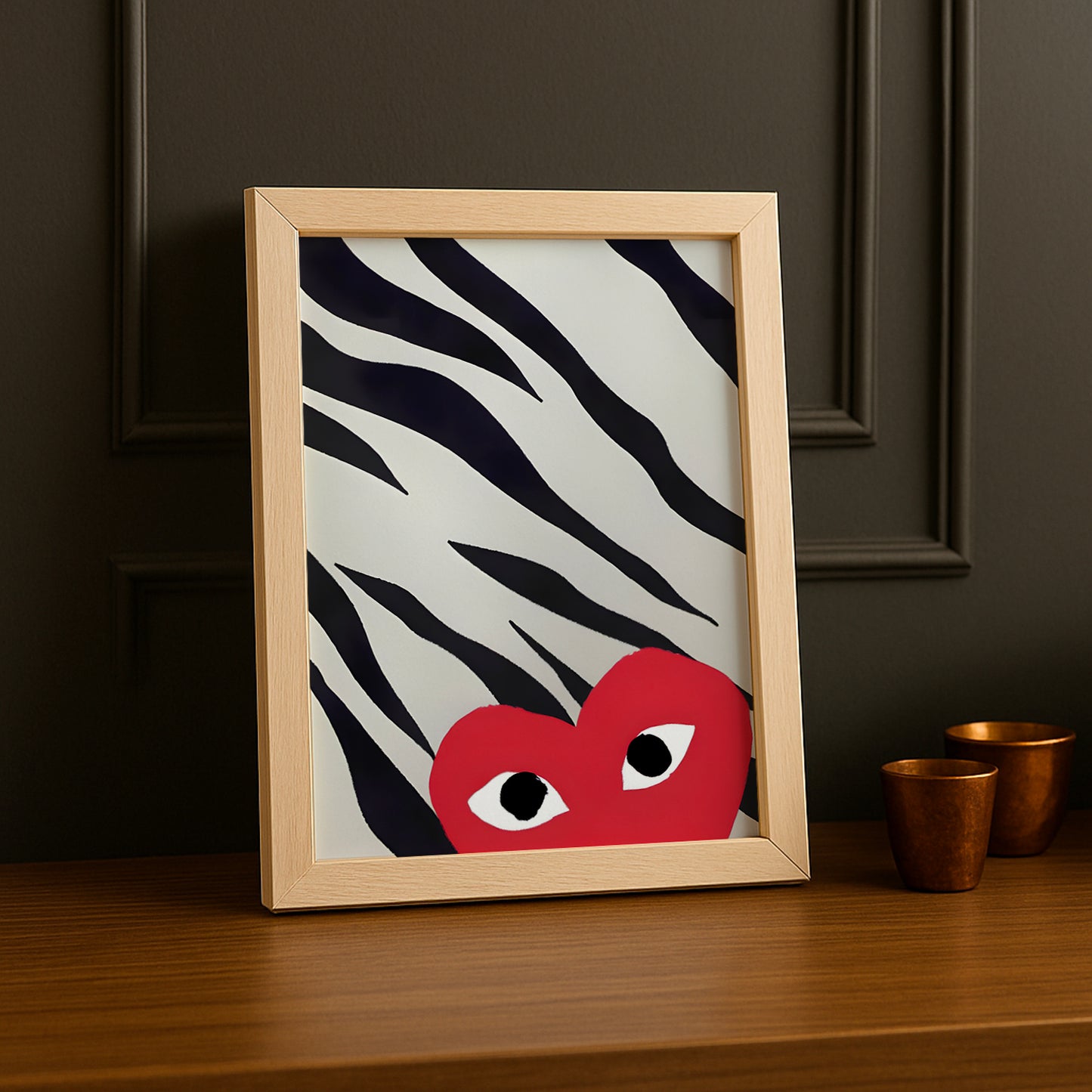 Cadre photo Comme des garçons