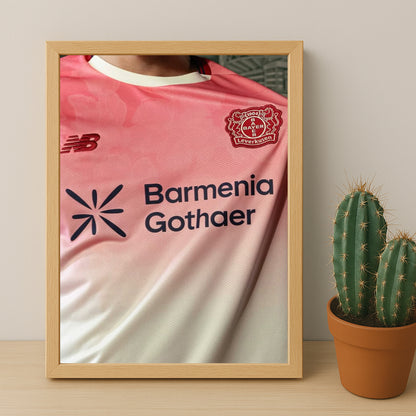 Poster Maillot Football - Bayer Leverkusen Kit 25-26