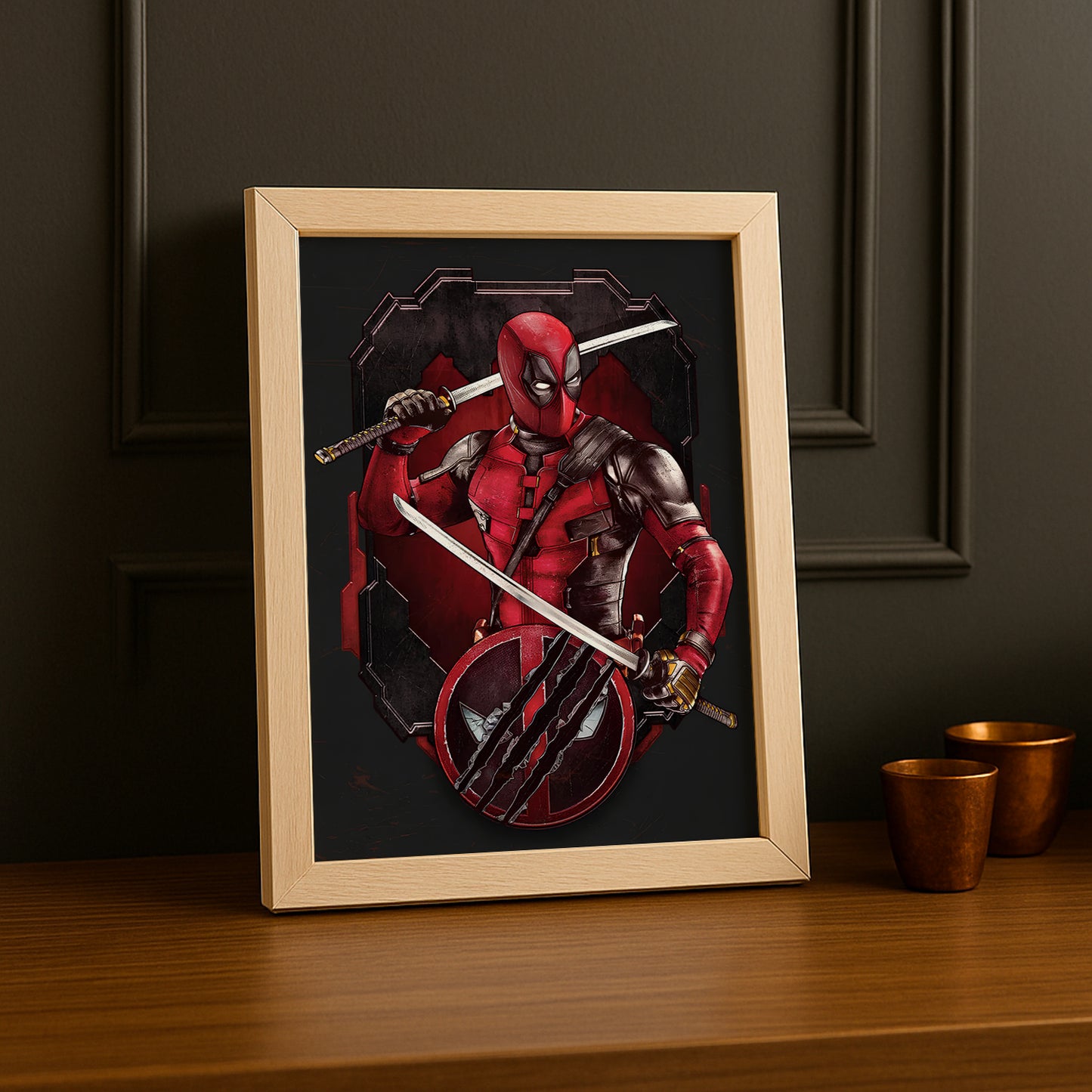 Cadre photo Deadpool Marvel