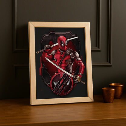 Cadre photo Deadpool Marvel