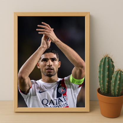 Poster encadrée Paris Saint-Germain - Achraf Hakimi PSG