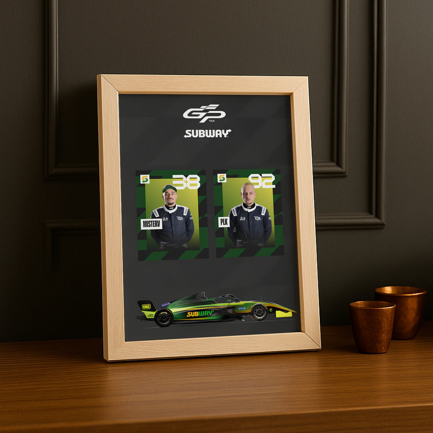 Cadre Photo GP Explorer Mister V x PLK x Subway – Le Style Urbain Rencontre la Vitesse