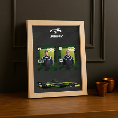 Cadre Photo GP Explorer Mister V x PLK x Subway – Le Style Urbain Rencontre la Vitesse