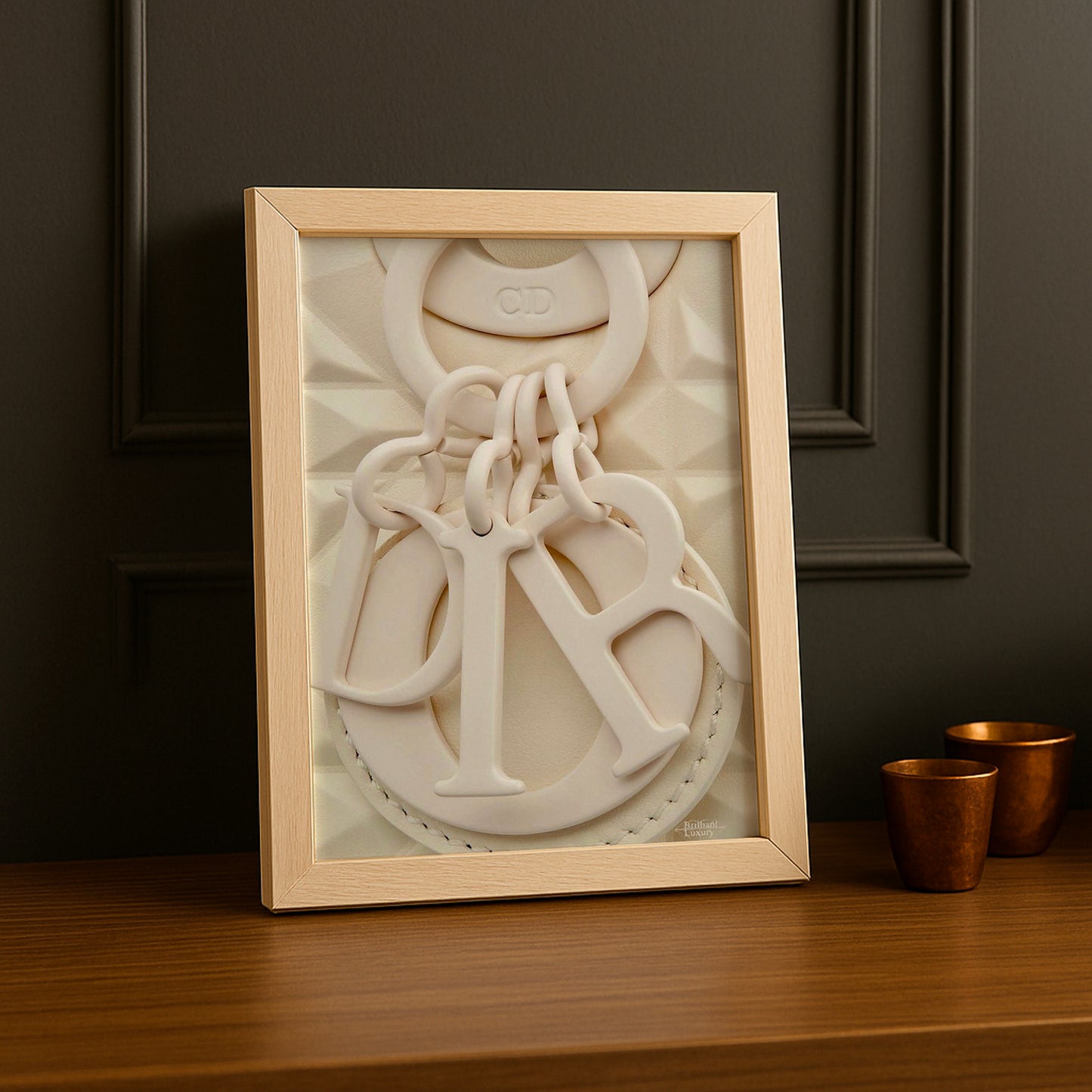 Cadre photo Dior - Full Beige