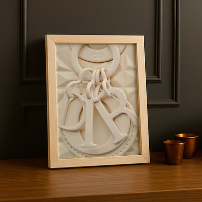 Cadre photo Dior - Full Beige