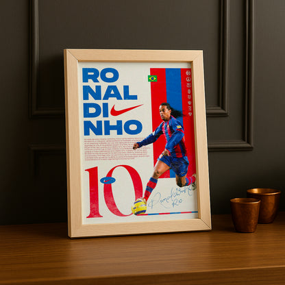 Cadre Photo Footballeur - Ronaldinho