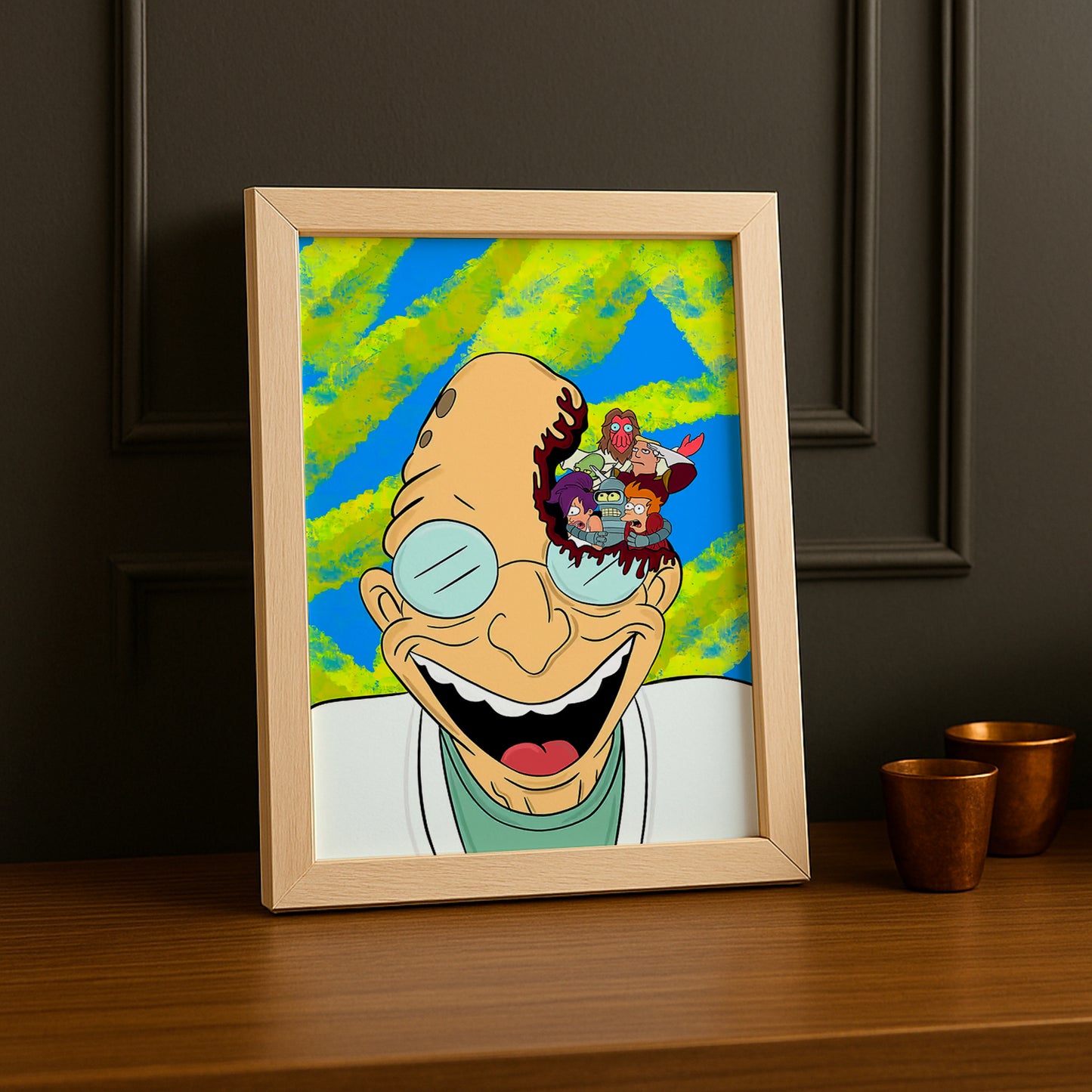Cadre Photo Futurama - Professeur Hubert