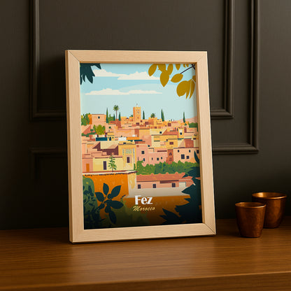 Fez Maroc - Poster