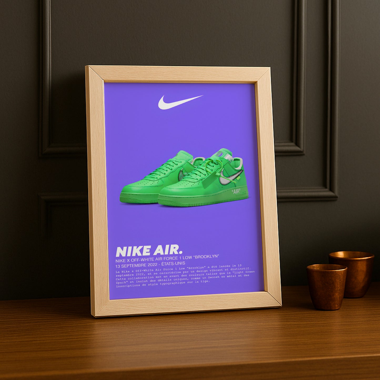Nike Air Force 1 Low x Off-White Brooklyn Fotorahmen 