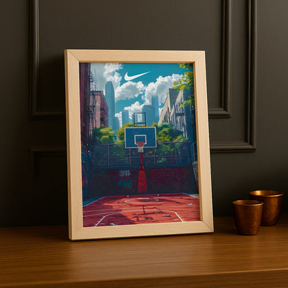 Cadre photo Terrain Basketball Nike