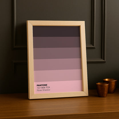 Cadre Photo Pantone Dégradé - Rose Shadow