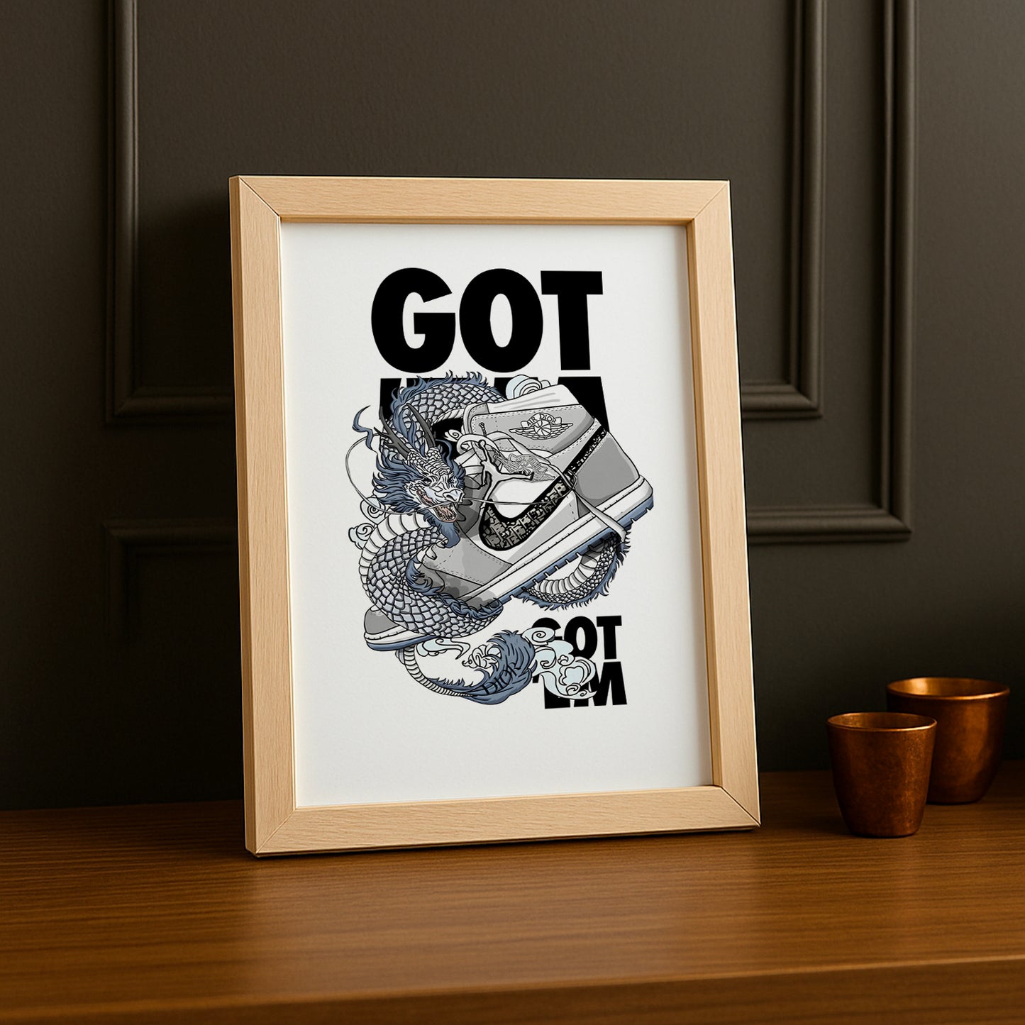 Poster Nike Air Jordan 1 High x Dior Got'Em