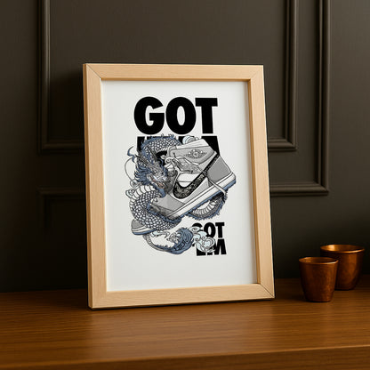 Poster Nike Air Jordan 1 High x Dior Got'Em