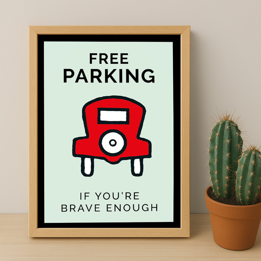 Monopoly Free Parking - Poster