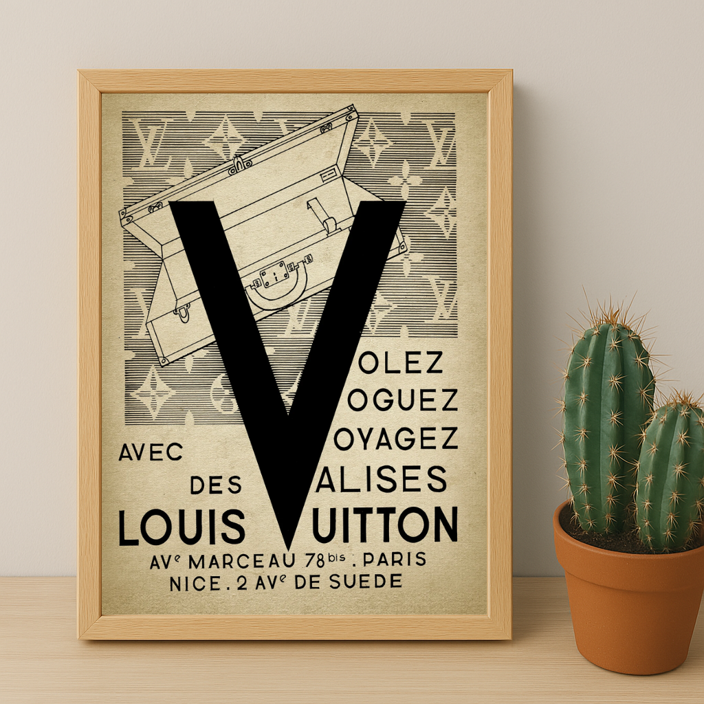 Cadre photo Louis Vuitton Volez, voyagez, voguez