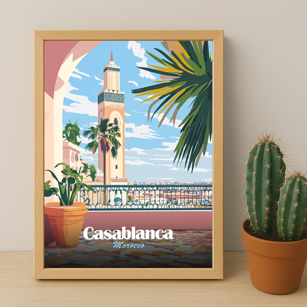 Casablanca Maroc - Poster