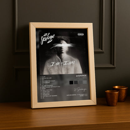 Poster 21Savage - Album I Am > I Was