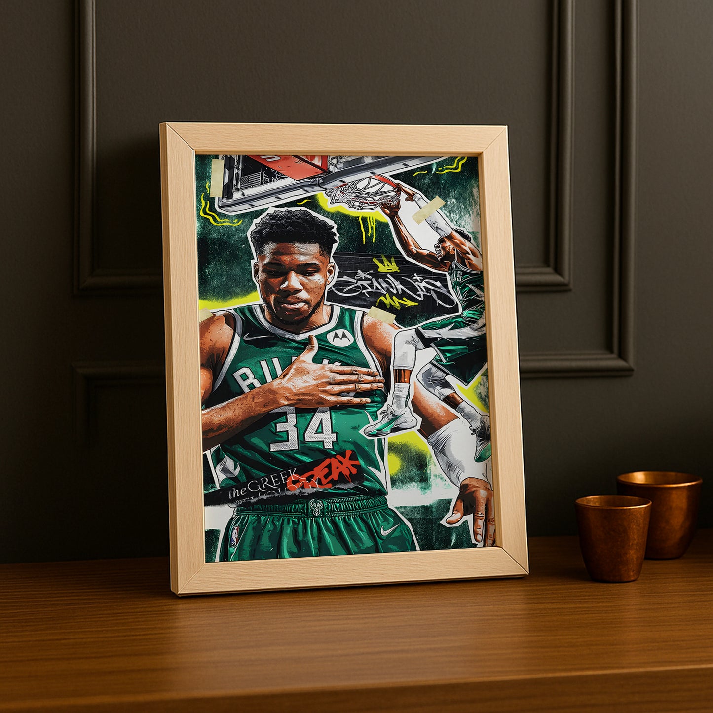 Cadre photo Giannis NBA