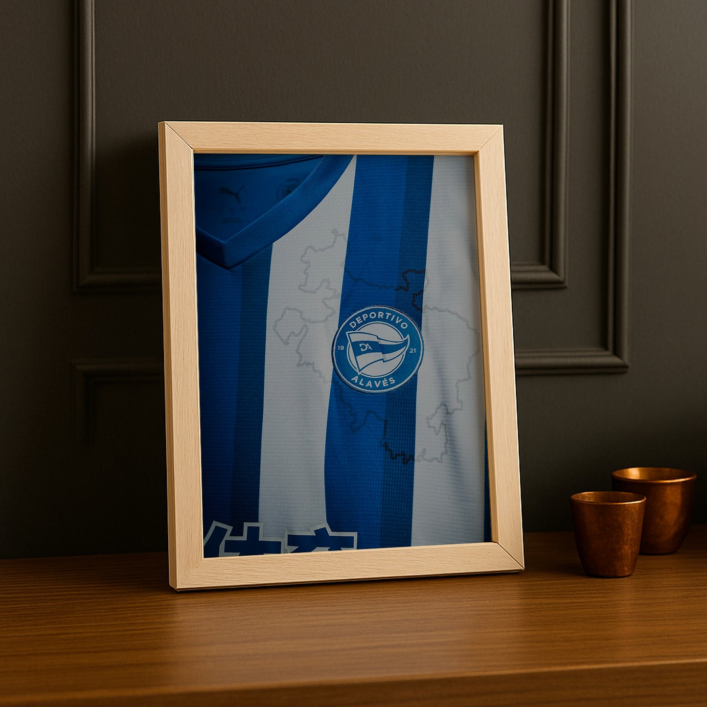 Cadre photo - Maillot Alaves 25-26