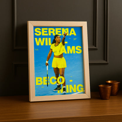 Cadre photo Tennis - Serena Williams